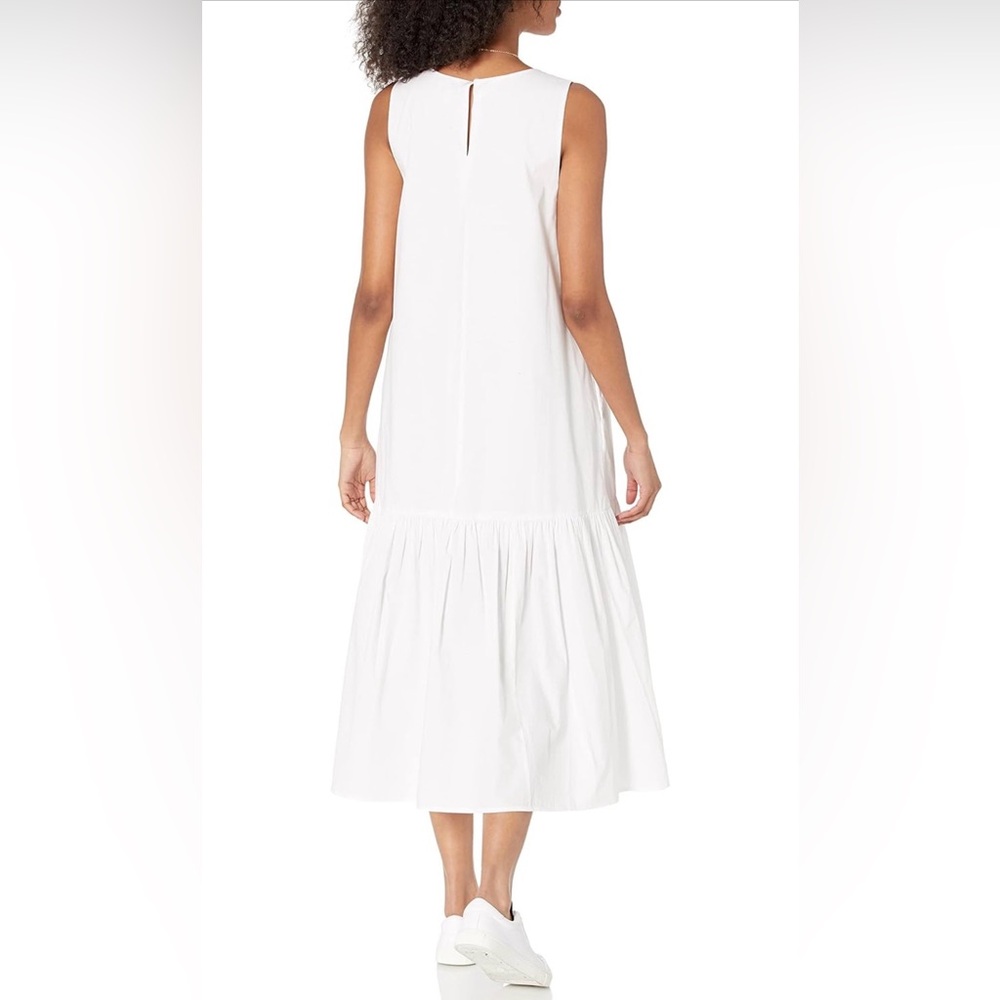 The Drop Ilana Sleeveless Poplin Maxi Dress – White, Medium (NWT) - Picture 2 of 9
